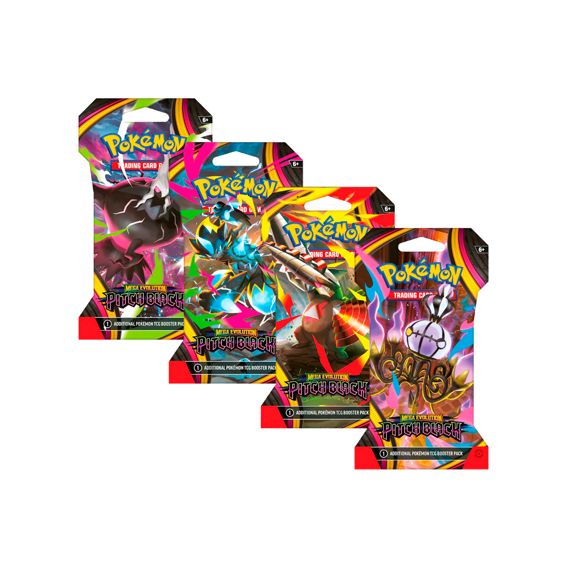 Pitch Black Sleeved Booster Pack