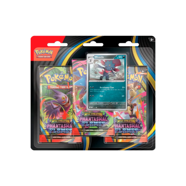 3-Pack Blister Phantasmal Flames - Weavile