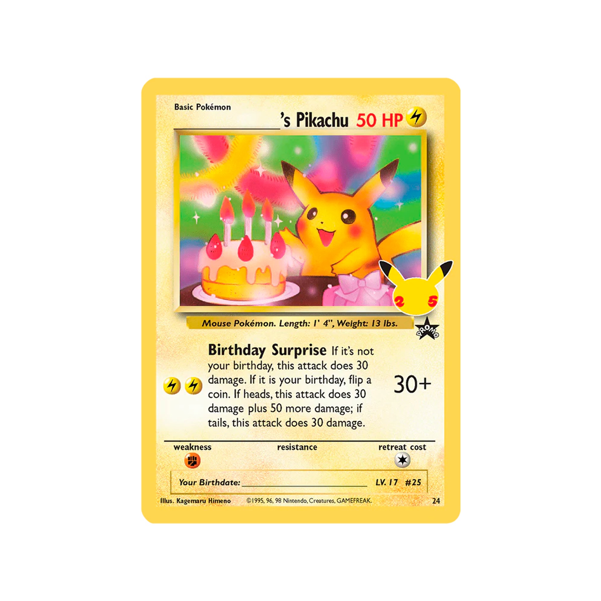 Celebrations Ccc Classic Pikachu Collection