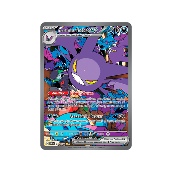 Team Rocket's Crobat ex - 234/182 - SV10: Destined Rivals (DRI)