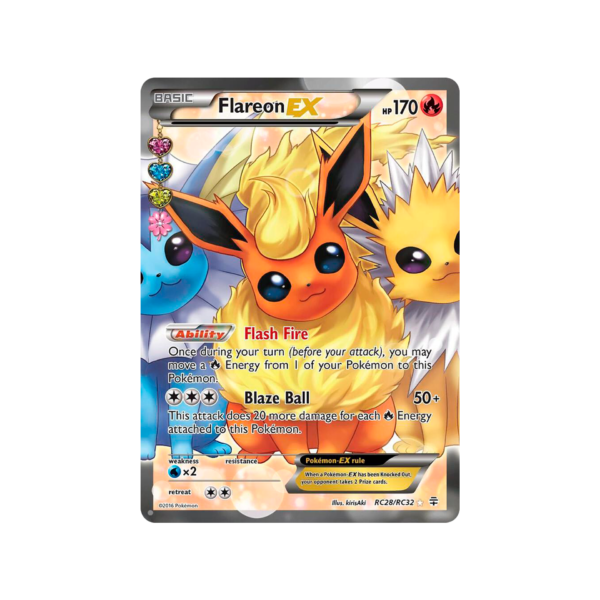 Flareon EX (Full Art) - RC28/RC32 - Generations: Radiant Collection (GEN)