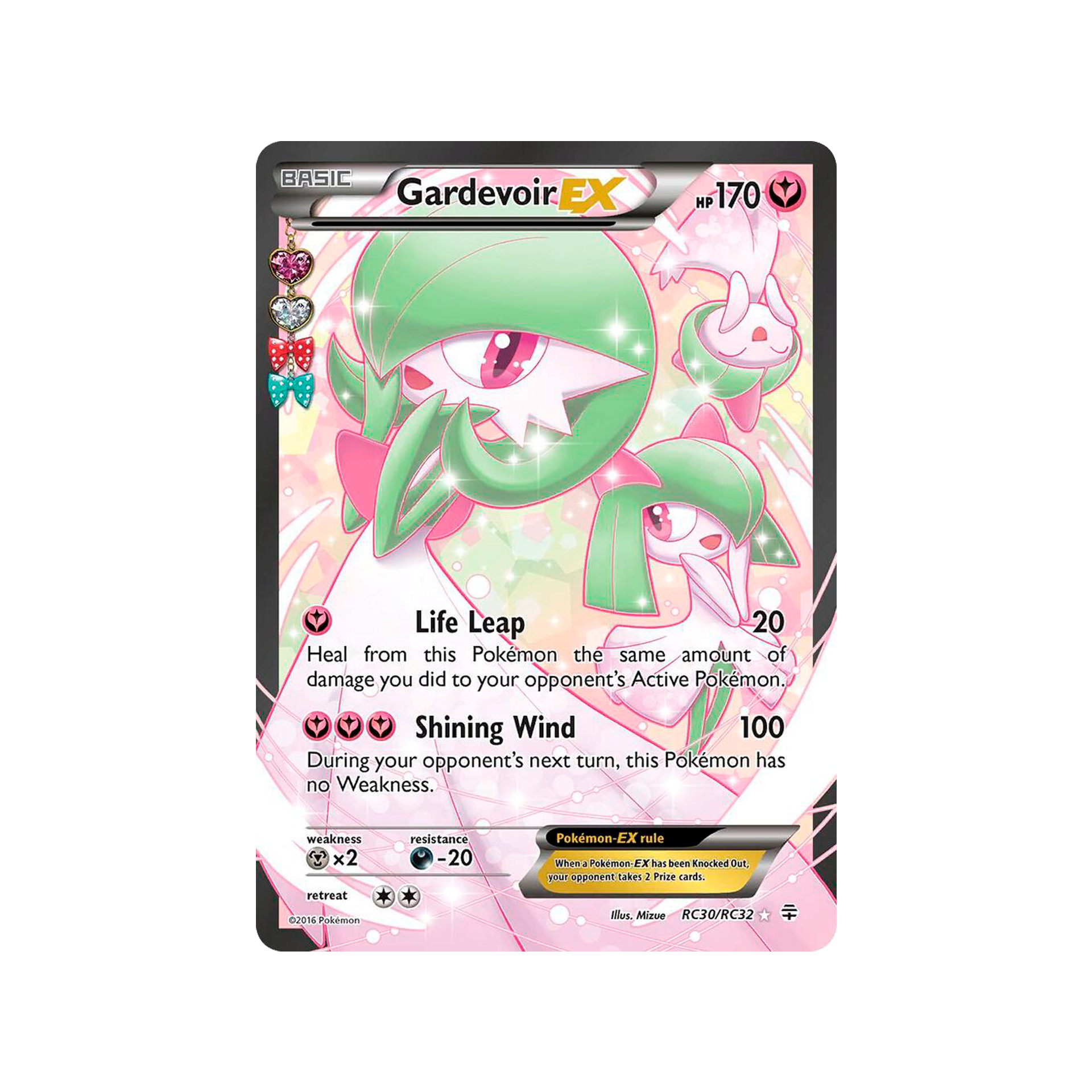 Art Ex Full Gardevoir Gen Generations Radiant Rc30 Rc32 Collection (Inglés)