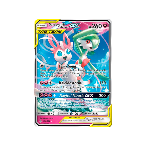 Gardevoir & Sylveon GX - 130/214 SM - Unbroken Bonds (SM10)