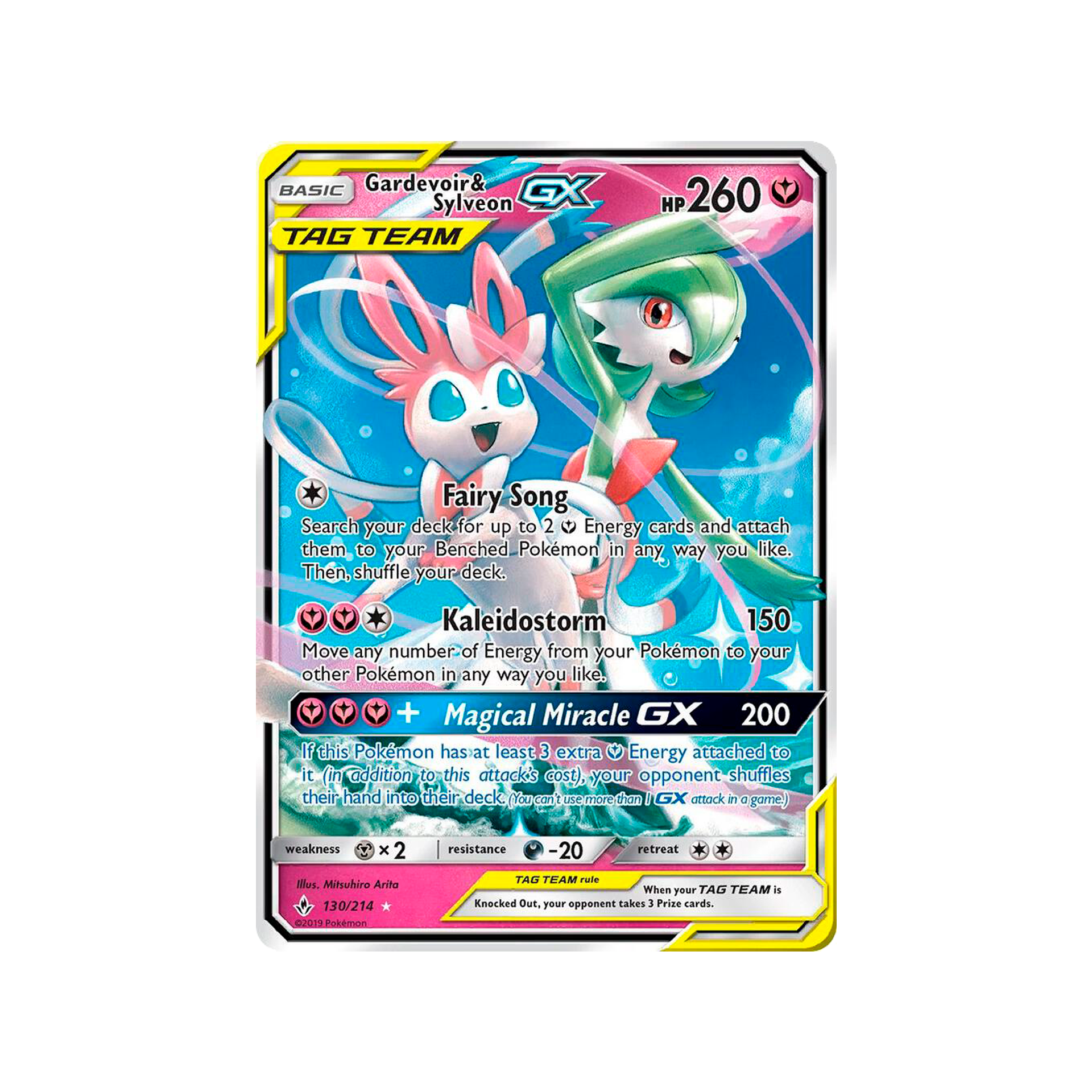 038 130 214 Bonds Gardevoir Gx Sm Sm10 Sylveon Unbroken