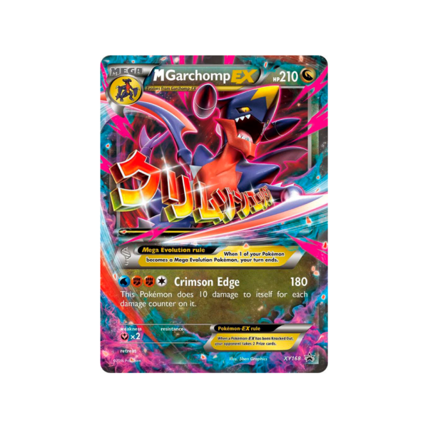 M Garchomp EX - XY168 - XY Promos (PR)