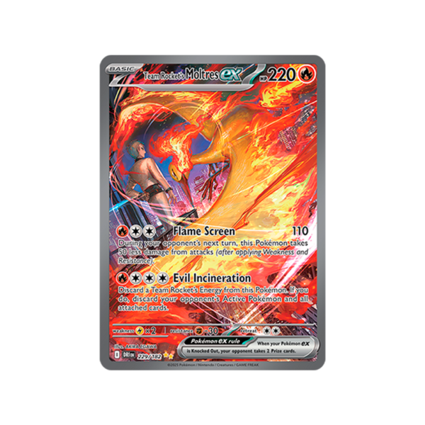 Team Rocket's Moltres ex - 229/182 - SV10: Destined Rivals (DRI)