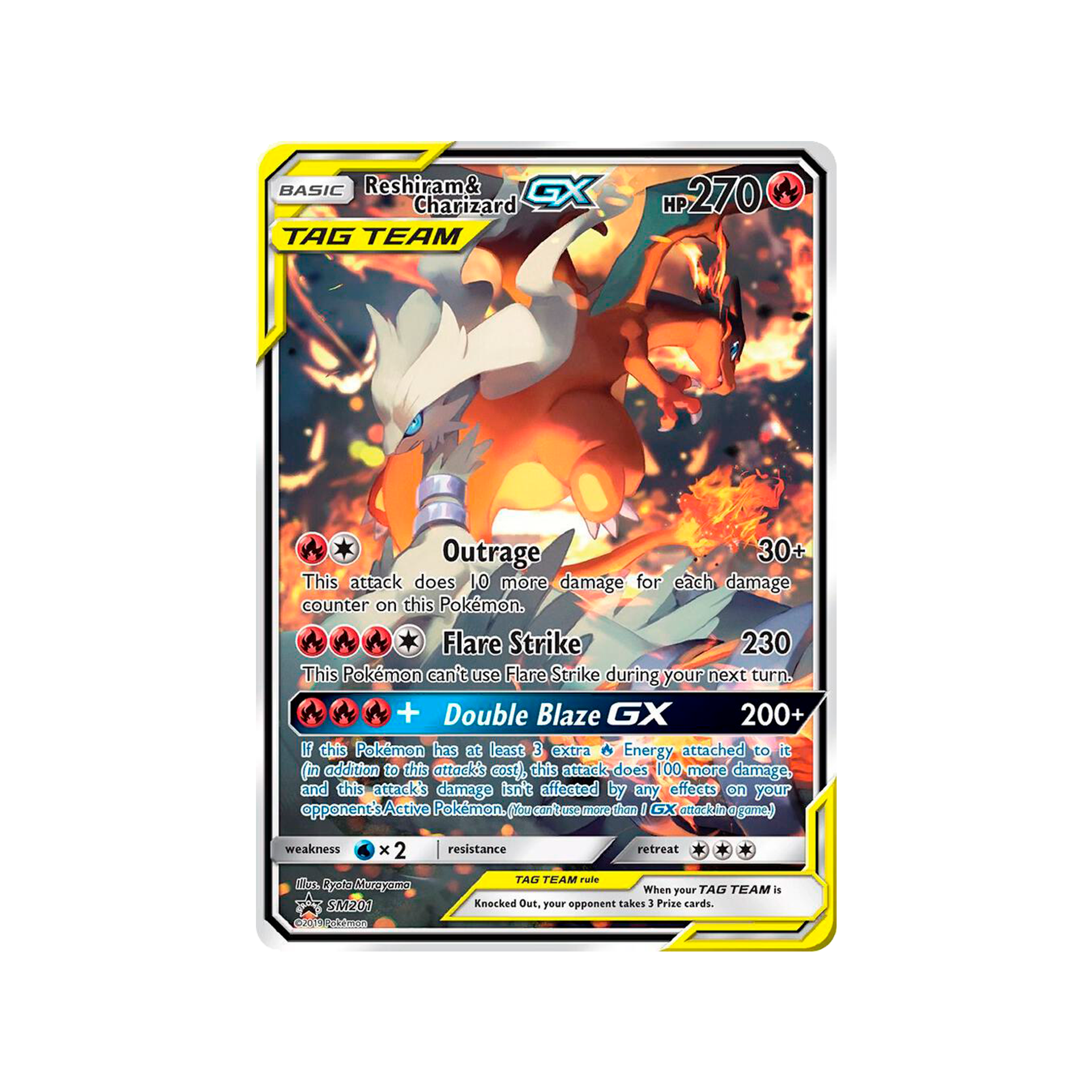 038 Charizard Gx Promos Reshiram Sm Sm201 Smp