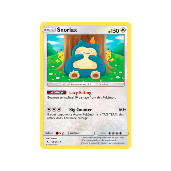Snorlax - 158/214 SM - Unbroken Bonds (SM10)