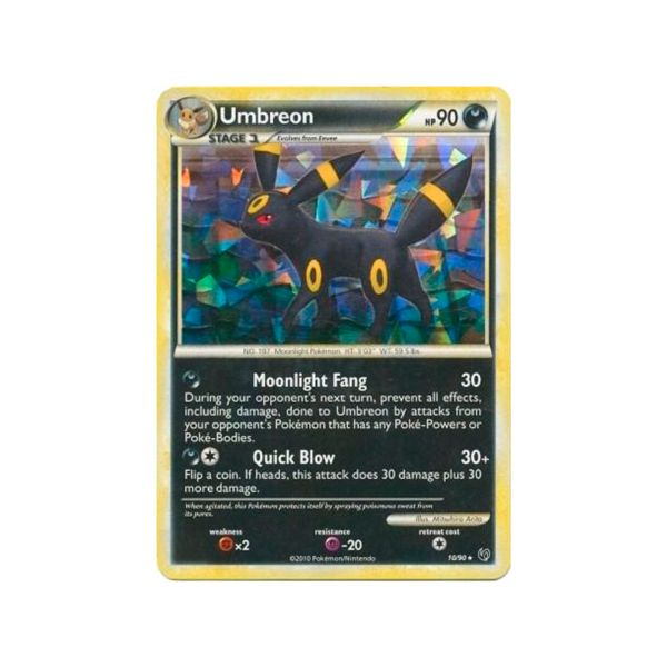 Umbreon - 10/90 (Cracked Ice Holo) - Deck Exclusives (PR)