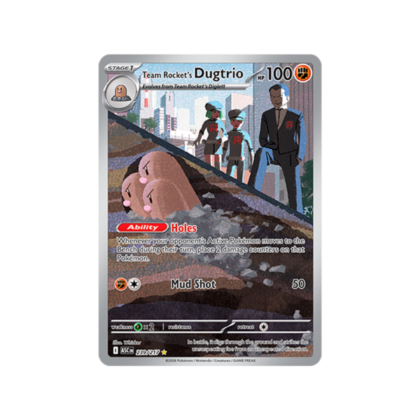 Team Rocket's Dugtrio - 239/217 - ME: Ascended Heroes (ASC)