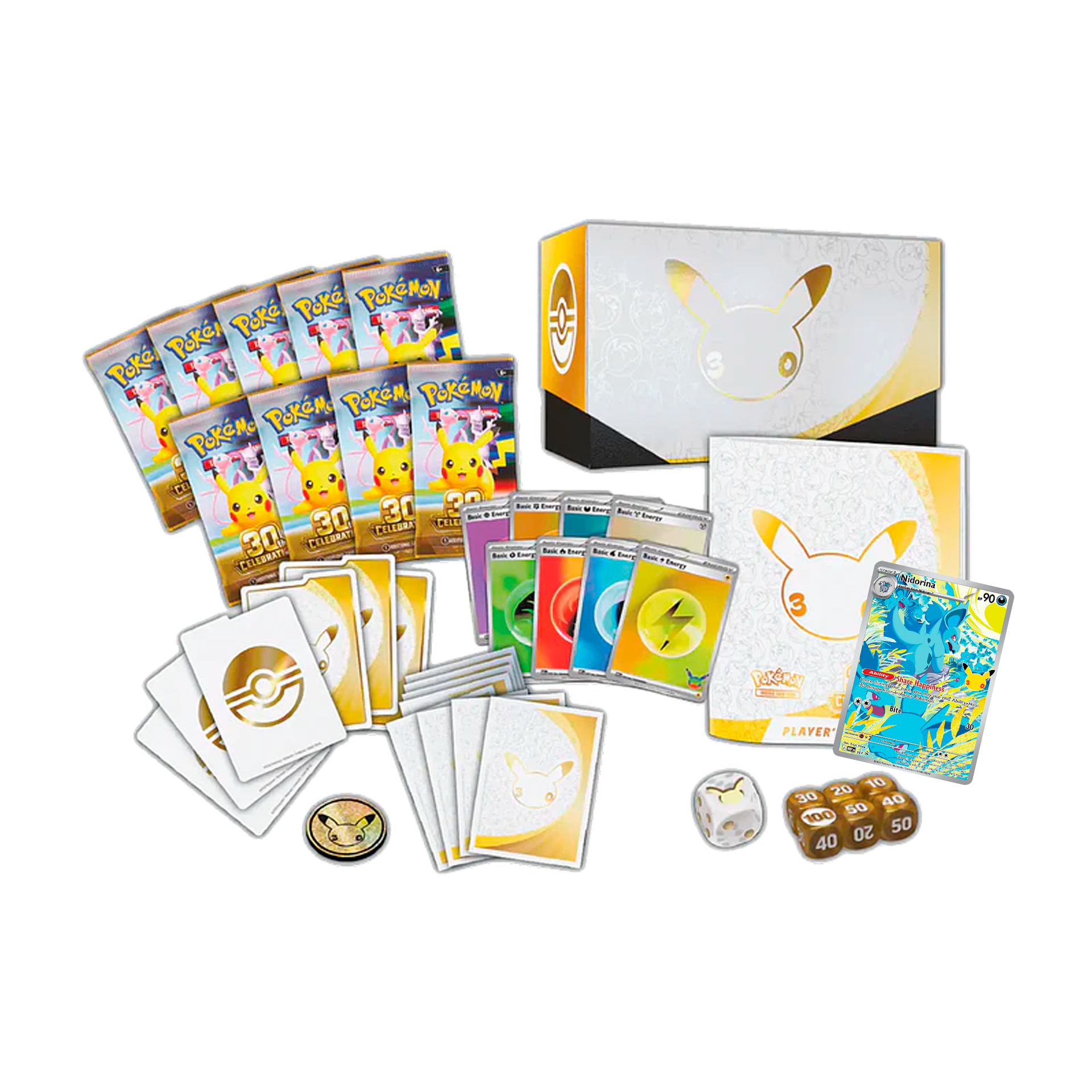 etb2 PRONTO - "Preventa" Elite Trainer Box - 30th Celebration - Imagen 2