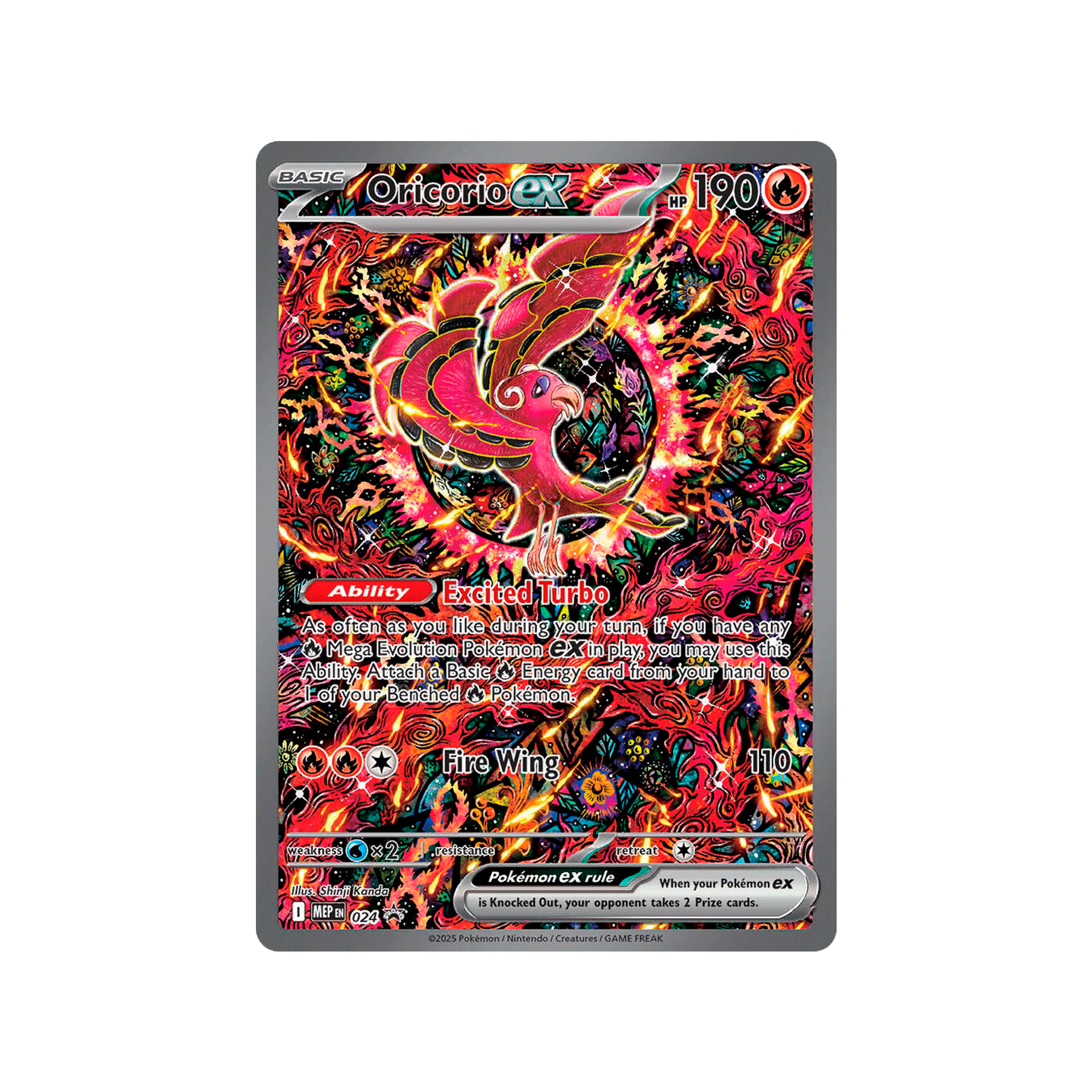 024 Evolution Ex Me Mega Mep Oricorio