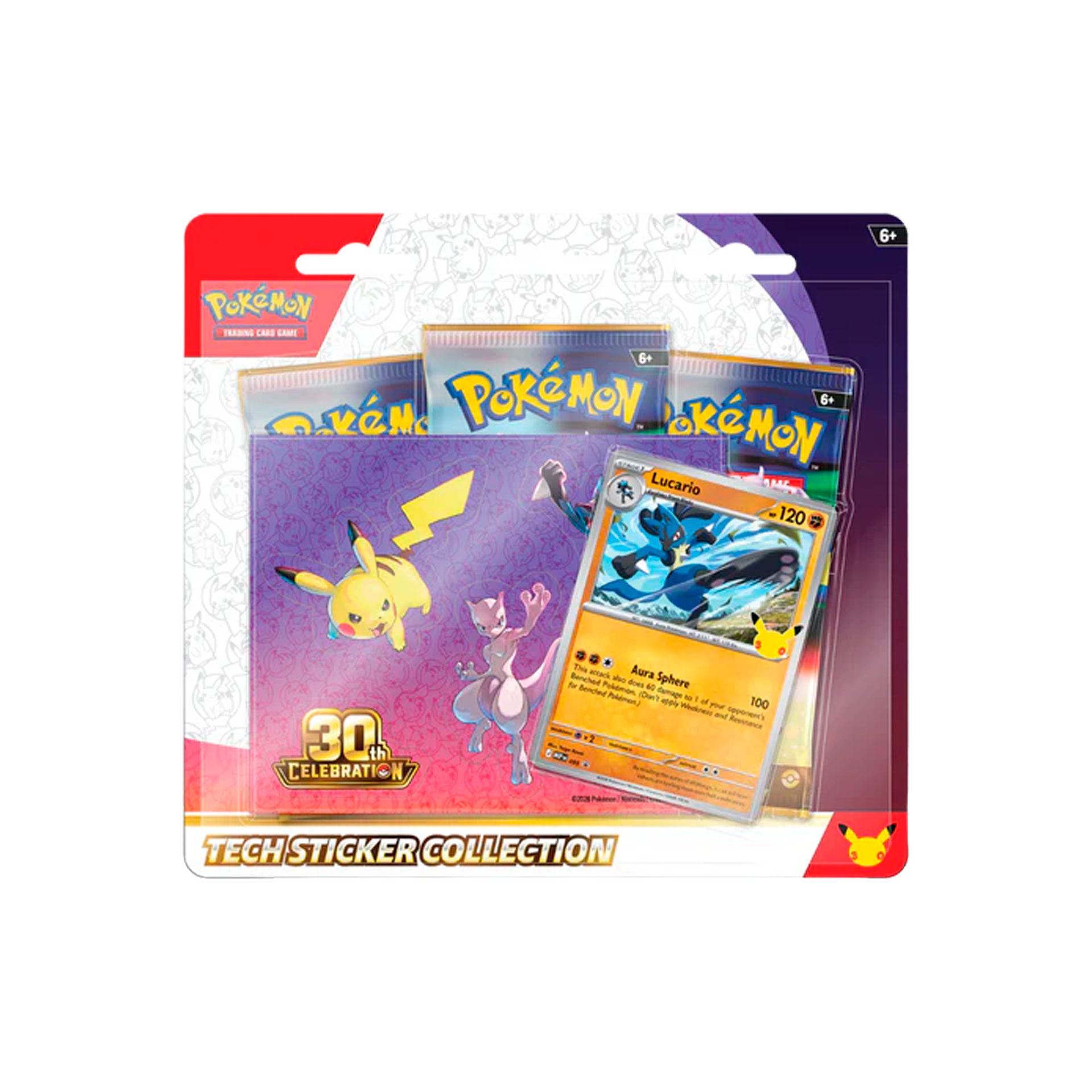 30th Celebration Lucario Pronto Sticker Tech Collection