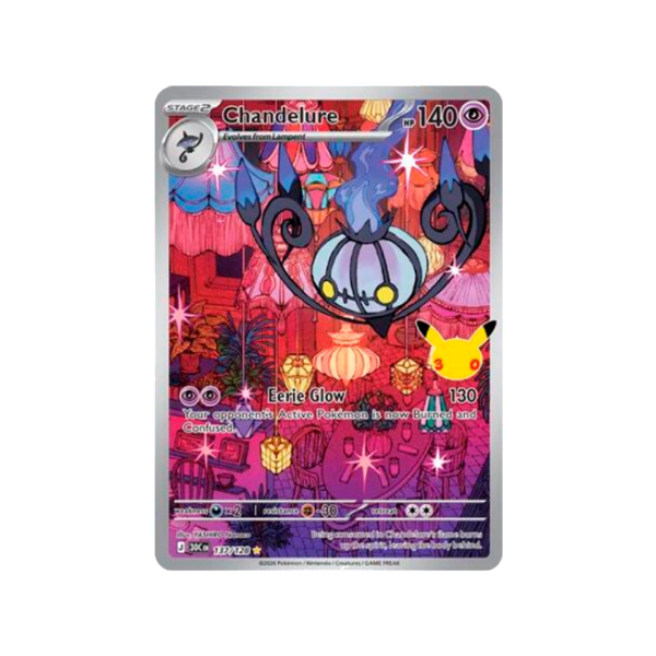 Chandelure - 137/128 - ME: 30th Celebration (30C)
