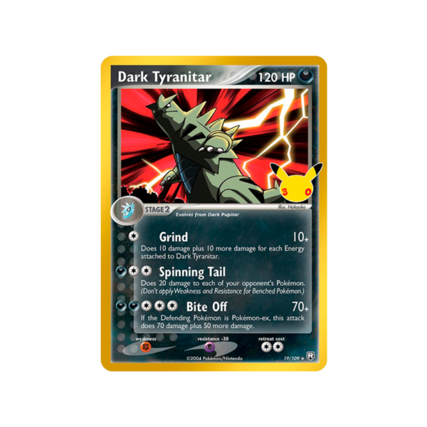 Dark Tyranitar - 19/109 - ME: 30th Celebration Classic Collection (30C)