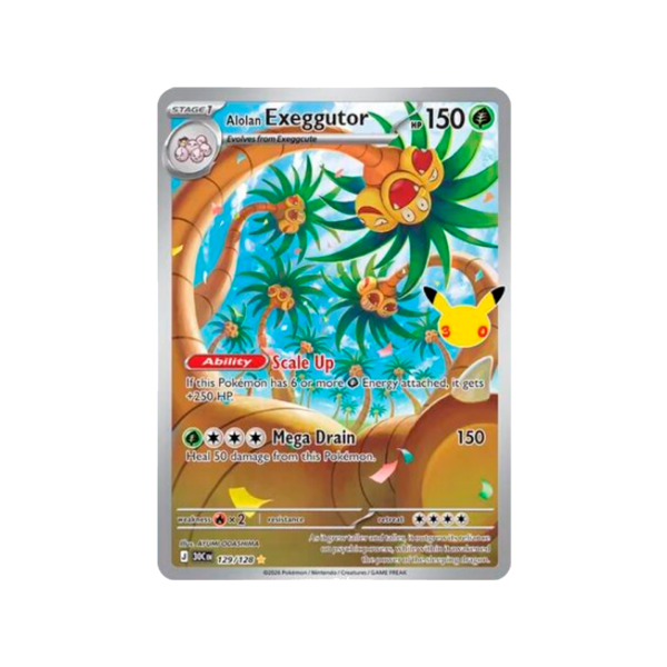 Alolan Exeggutor - 129/128 - ME: 30th Celebration (30C)