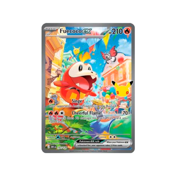 Fuecoco ex - 147/128 - ME: 30th Celebration (30C)