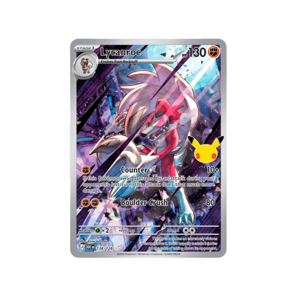 Lycanroc - 138/128 - ME: 30th Celebration (30C)