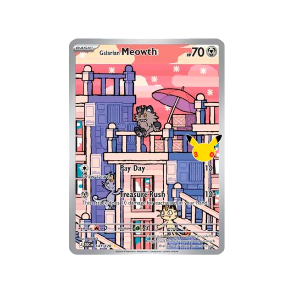 Galarian Meowth - 141/128 - ME: 30th Celebration (30C)