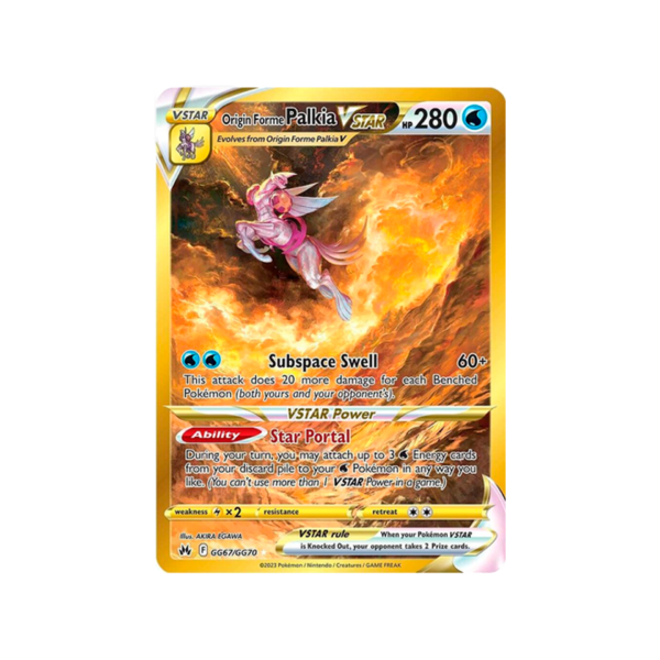 Origin Forme Palkia VSTAR (Secret) - GG67/GG70: Crown Zenith: Galarian Gallery (CRZ:GG)