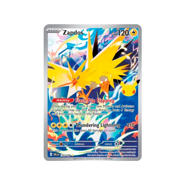 Zapdos - 133/128 - ME: 30th Celebration (30C)